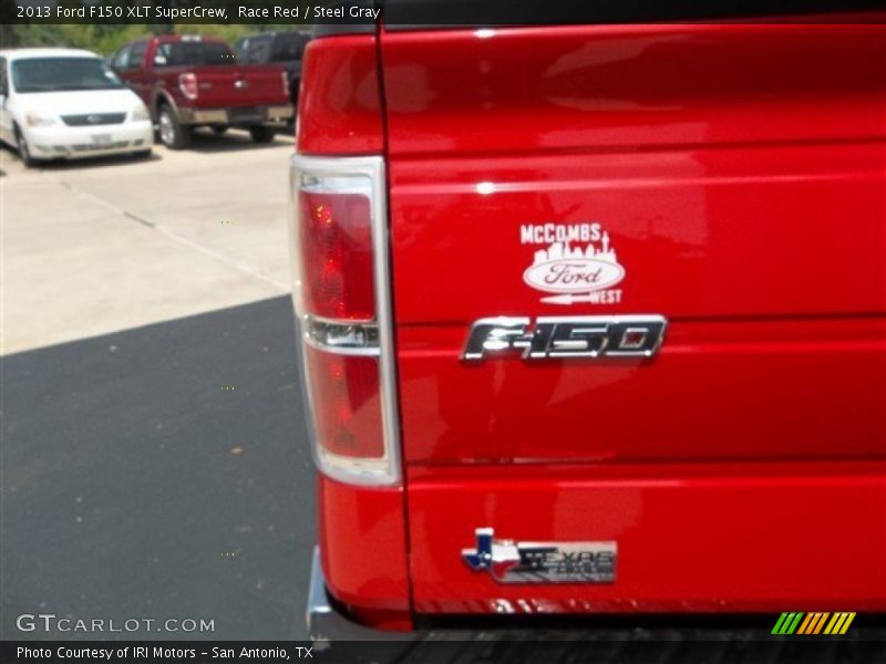 Race Red / Steel Gray 2013 Ford F150 XLT SuperCrew