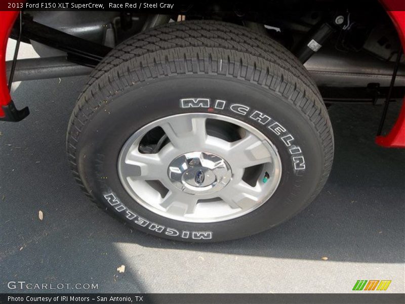 Race Red / Steel Gray 2013 Ford F150 XLT SuperCrew