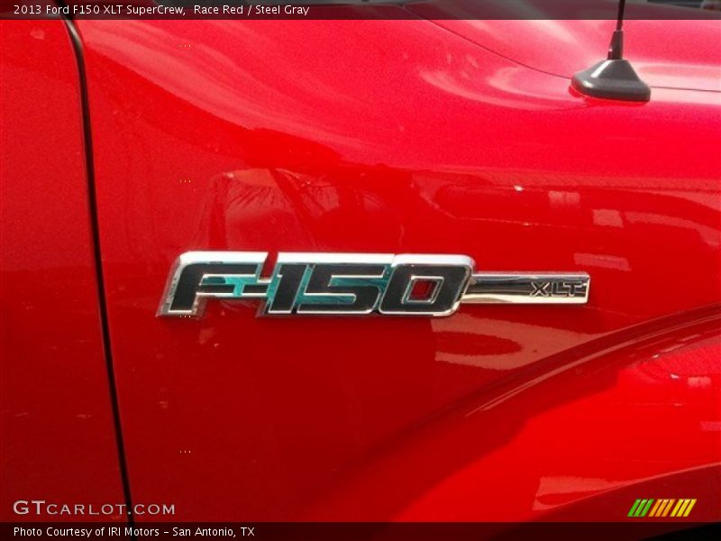 Race Red / Steel Gray 2013 Ford F150 XLT SuperCrew