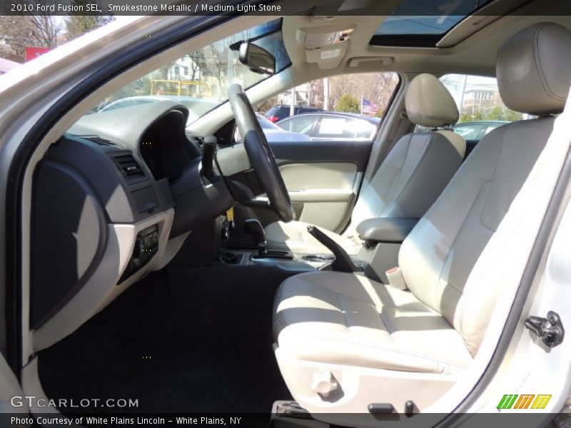  2010 Fusion SEL Medium Light Stone Interior