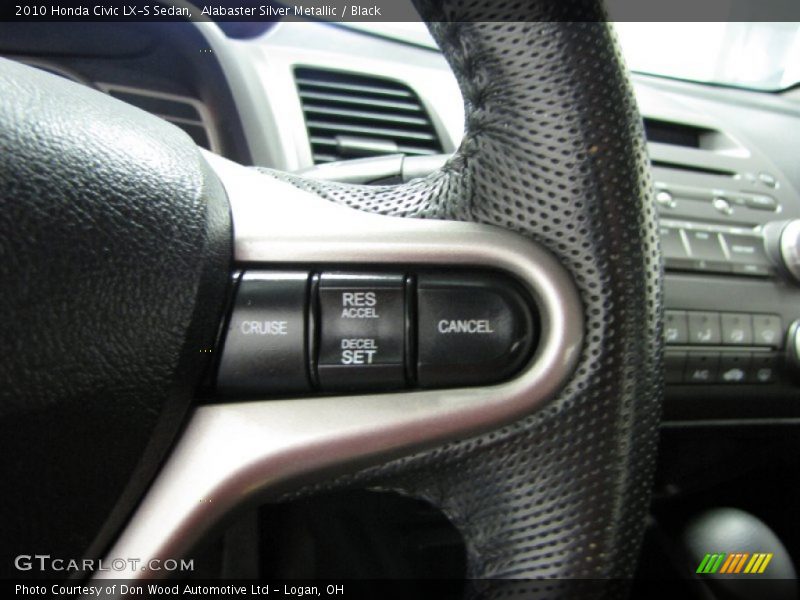 Alabaster Silver Metallic / Black 2010 Honda Civic LX-S Sedan