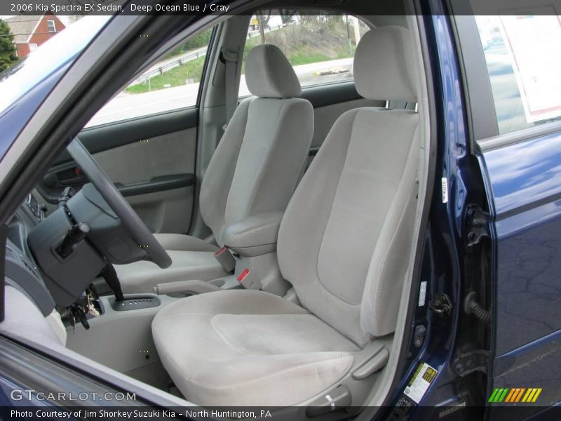 Deep Ocean Blue / Gray 2006 Kia Spectra EX Sedan