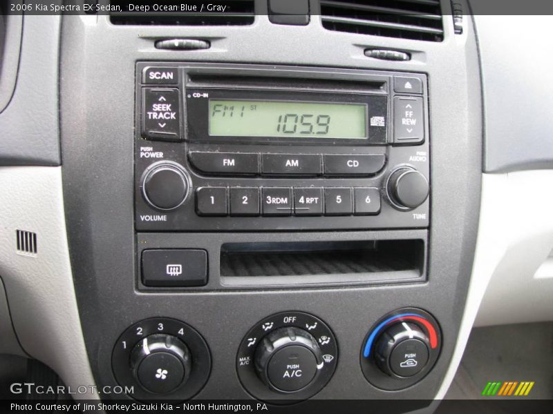 Deep Ocean Blue / Gray 2006 Kia Spectra EX Sedan