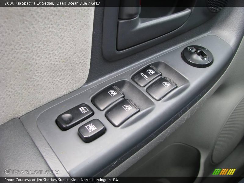 Deep Ocean Blue / Gray 2006 Kia Spectra EX Sedan