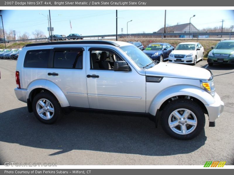 Bright Silver Metallic / Dark Slate Gray/Light Slate Gray 2007 Dodge Nitro SXT 4x4
