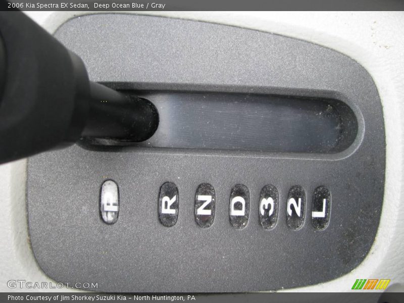 Deep Ocean Blue / Gray 2006 Kia Spectra EX Sedan