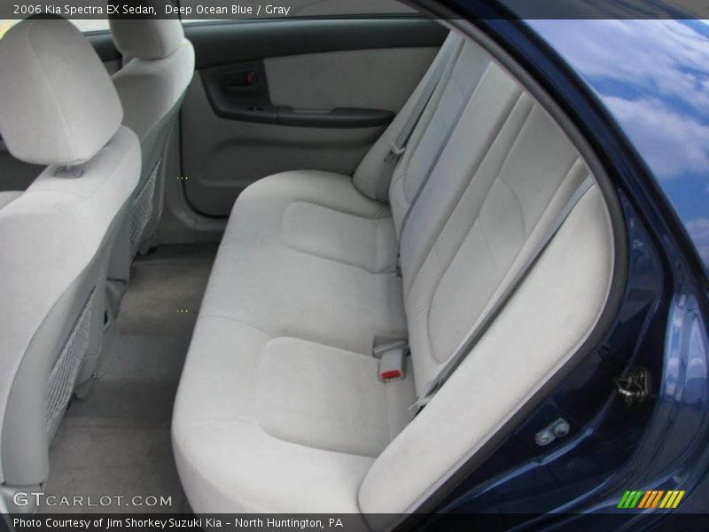 Deep Ocean Blue / Gray 2006 Kia Spectra EX Sedan