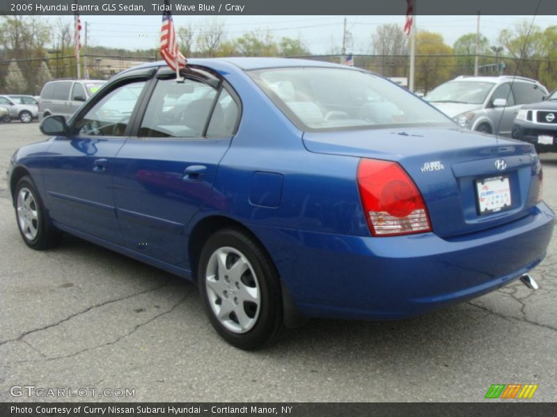 Tidal Wave Blue / Gray 2006 Hyundai Elantra GLS Sedan