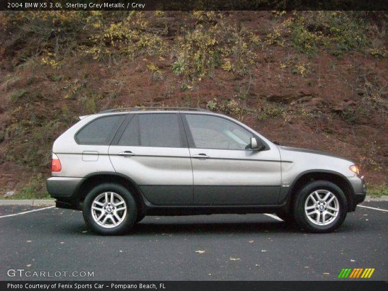 Sterling Grey Metallic / Grey 2004 BMW X5 3.0i