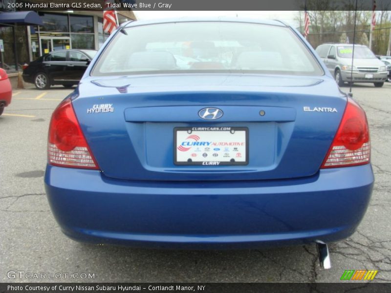 Tidal Wave Blue / Gray 2006 Hyundai Elantra GLS Sedan
