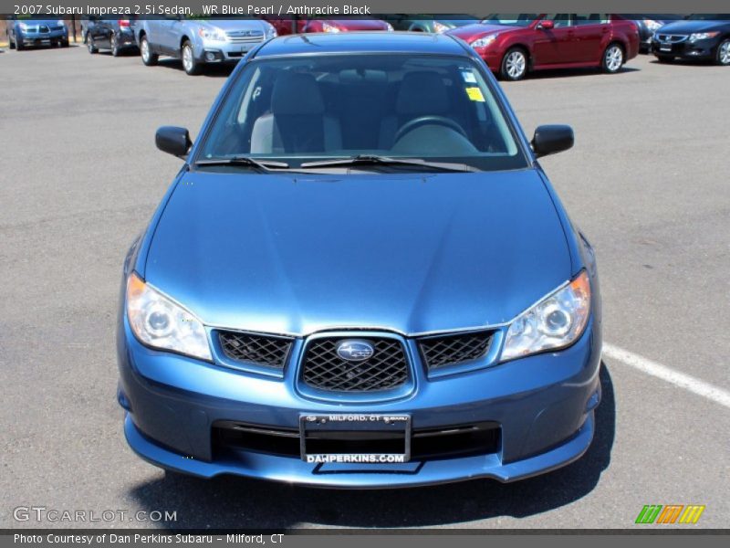 WR Blue Pearl / Anthracite Black 2007 Subaru Impreza 2.5i Sedan