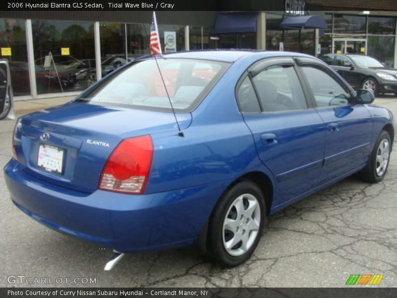 Tidal Wave Blue / Gray 2006 Hyundai Elantra GLS Sedan