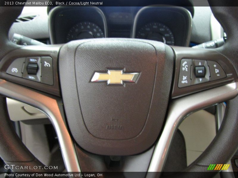 Black / Cocoa/Light Neutral 2013 Chevrolet Malibu ECO
