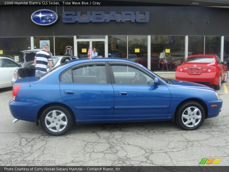 Tidal Wave Blue / Gray 2006 Hyundai Elantra GLS Sedan