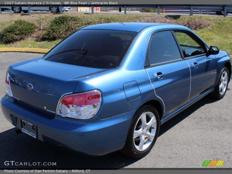 WR Blue Pearl / Anthracite Black 2007 Subaru Impreza 2.5i Sedan