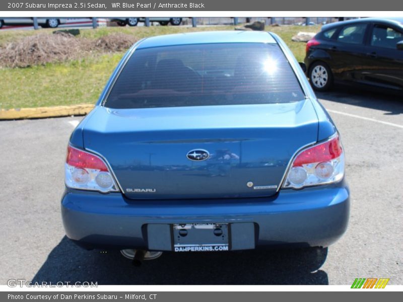 WR Blue Pearl / Anthracite Black 2007 Subaru Impreza 2.5i Sedan