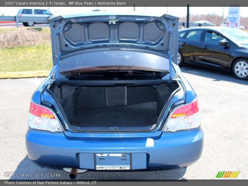 WR Blue Pearl / Anthracite Black 2007 Subaru Impreza 2.5i Sedan