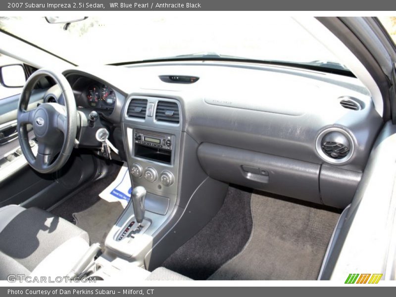 WR Blue Pearl / Anthracite Black 2007 Subaru Impreza 2.5i Sedan