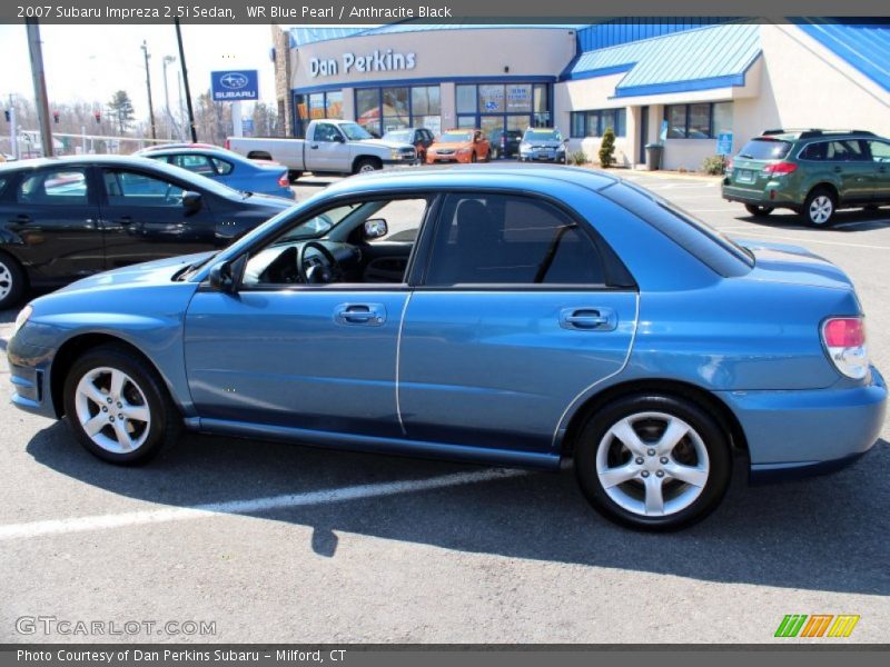 WR Blue Pearl / Anthracite Black 2007 Subaru Impreza 2.5i Sedan