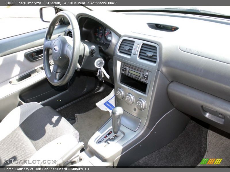 WR Blue Pearl / Anthracite Black 2007 Subaru Impreza 2.5i Sedan