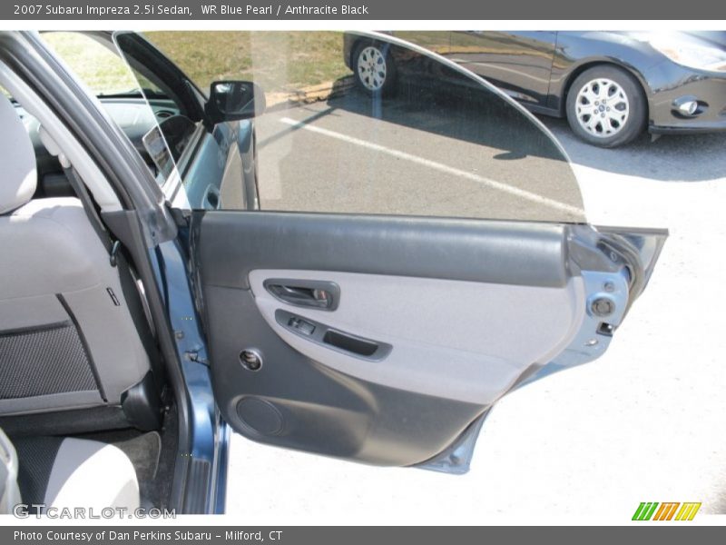 WR Blue Pearl / Anthracite Black 2007 Subaru Impreza 2.5i Sedan