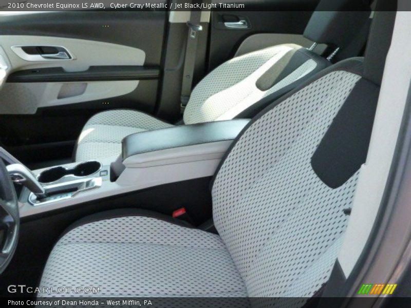 Cyber Gray Metallic / Jet Black/Light Titanium 2010 Chevrolet Equinox LS AWD