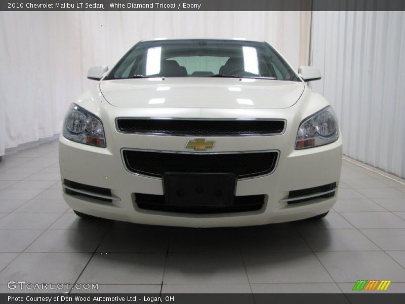 White Diamond Tricoat / Ebony 2010 Chevrolet Malibu LT Sedan