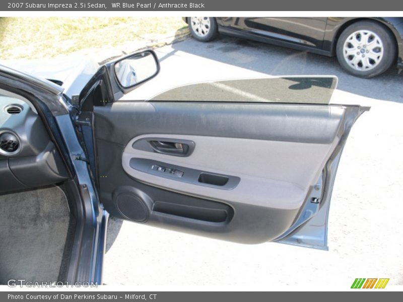 WR Blue Pearl / Anthracite Black 2007 Subaru Impreza 2.5i Sedan