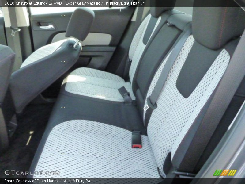 Cyber Gray Metallic / Jet Black/Light Titanium 2010 Chevrolet Equinox LS AWD