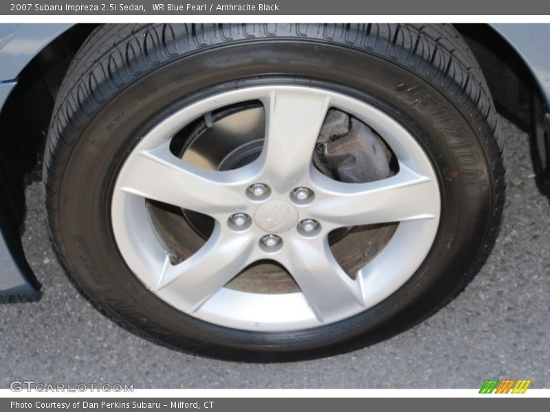 WR Blue Pearl / Anthracite Black 2007 Subaru Impreza 2.5i Sedan