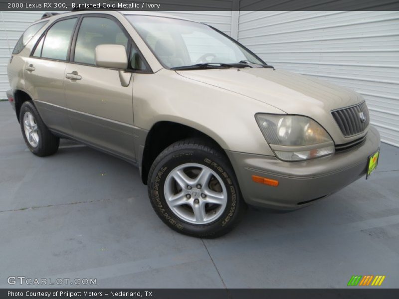 Burnished Gold Metallic / Ivory 2000 Lexus RX 300