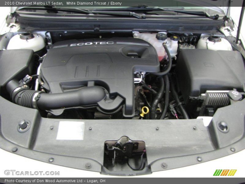 White Diamond Tricoat / Ebony 2010 Chevrolet Malibu LT Sedan