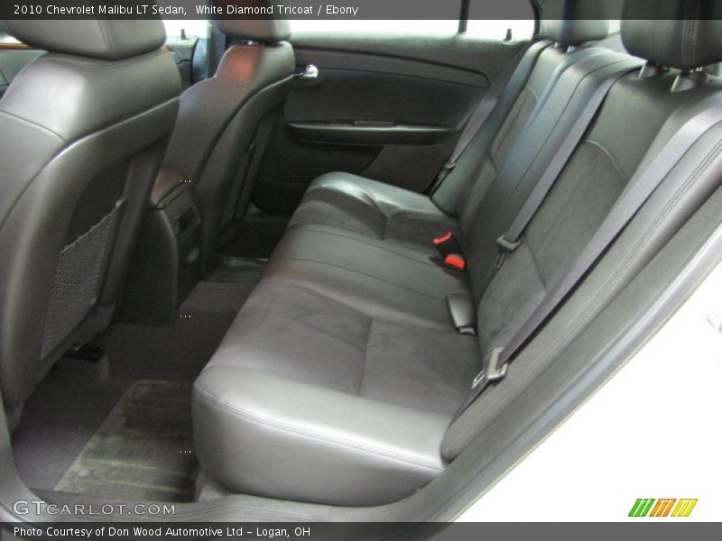 White Diamond Tricoat / Ebony 2010 Chevrolet Malibu LT Sedan