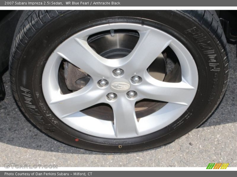 WR Blue Pearl / Anthracite Black 2007 Subaru Impreza 2.5i Sedan