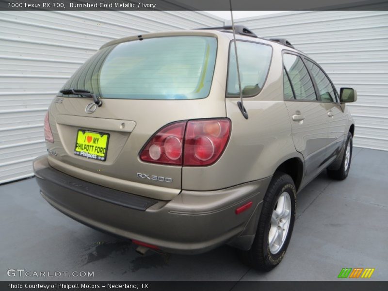 Burnished Gold Metallic / Ivory 2000 Lexus RX 300