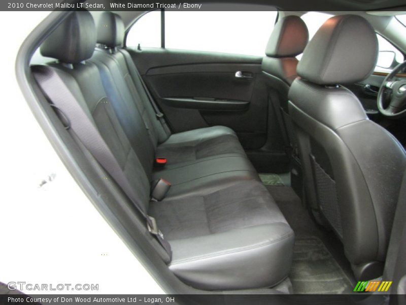 White Diamond Tricoat / Ebony 2010 Chevrolet Malibu LT Sedan
