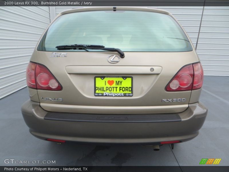Burnished Gold Metallic / Ivory 2000 Lexus RX 300