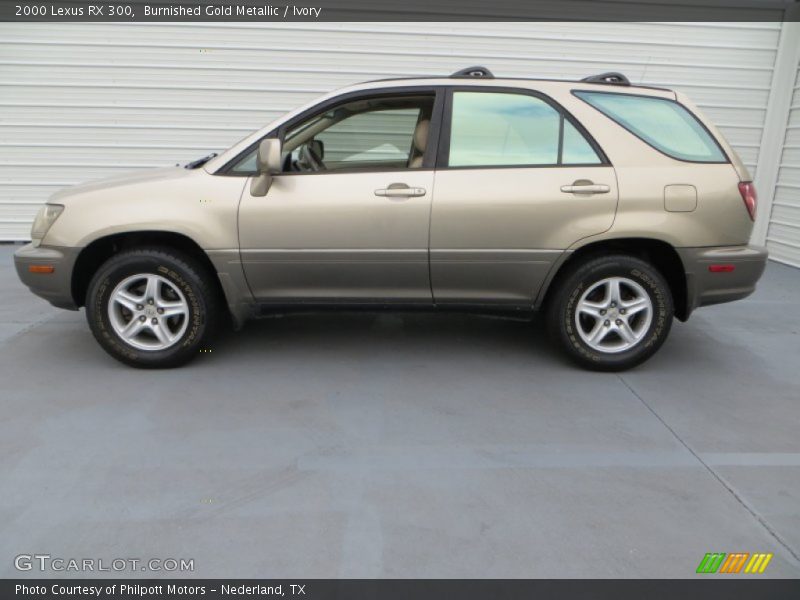 Burnished Gold Metallic / Ivory 2000 Lexus RX 300