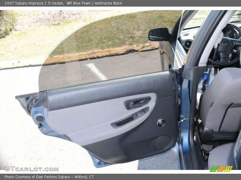 WR Blue Pearl / Anthracite Black 2007 Subaru Impreza 2.5i Sedan