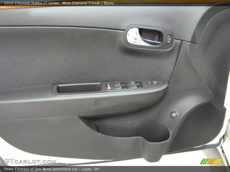 White Diamond Tricoat / Ebony 2010 Chevrolet Malibu LT Sedan