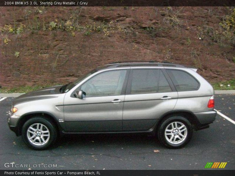 Sterling Grey Metallic / Grey 2004 BMW X5 3.0i
