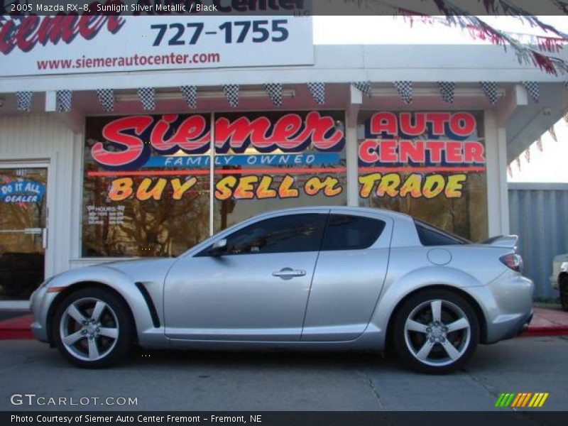 Sunlight Silver Metallic / Black 2005 Mazda RX-8