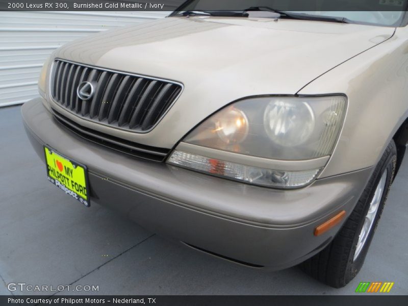 Burnished Gold Metallic / Ivory 2000 Lexus RX 300