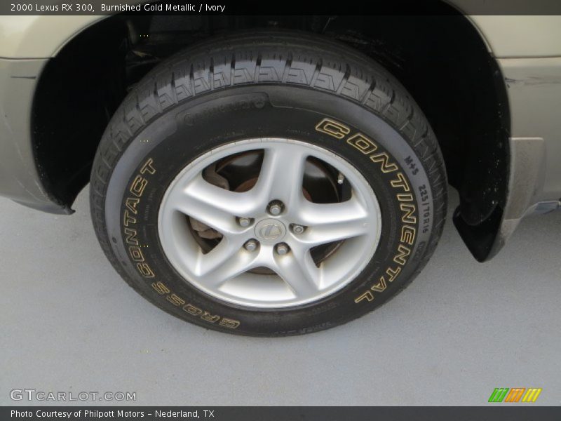 Burnished Gold Metallic / Ivory 2000 Lexus RX 300