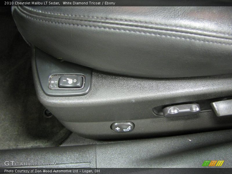 White Diamond Tricoat / Ebony 2010 Chevrolet Malibu LT Sedan