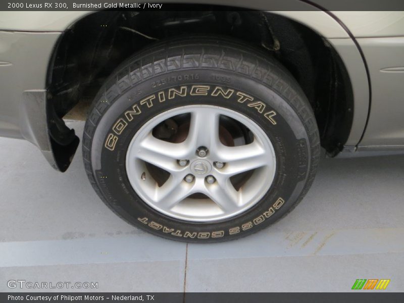 Burnished Gold Metallic / Ivory 2000 Lexus RX 300