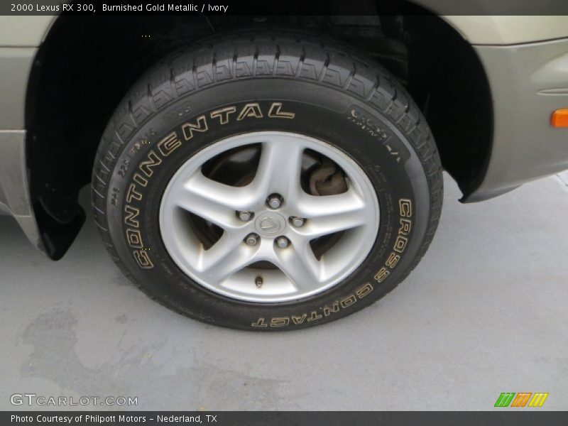 Burnished Gold Metallic / Ivory 2000 Lexus RX 300