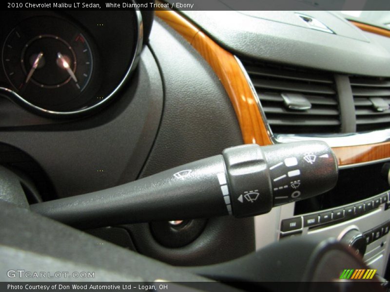 White Diamond Tricoat / Ebony 2010 Chevrolet Malibu LT Sedan