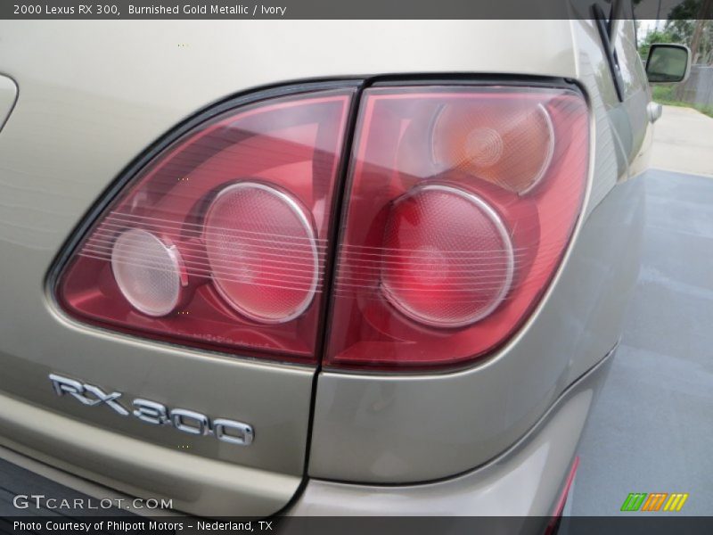 Burnished Gold Metallic / Ivory 2000 Lexus RX 300