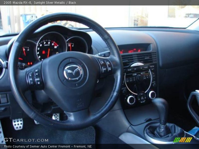Sunlight Silver Metallic / Black 2005 Mazda RX-8